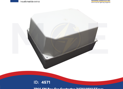 Marlanvil IP66 Sealed Surface Mounting Box For Contactor 243X190X155mm | 010.CA.G | علبة ظاهرة