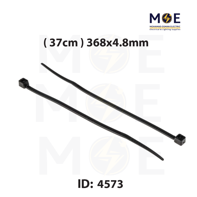 KSS Cable Tie Black ( 37cm ) 368x4.8mm | CV-368B