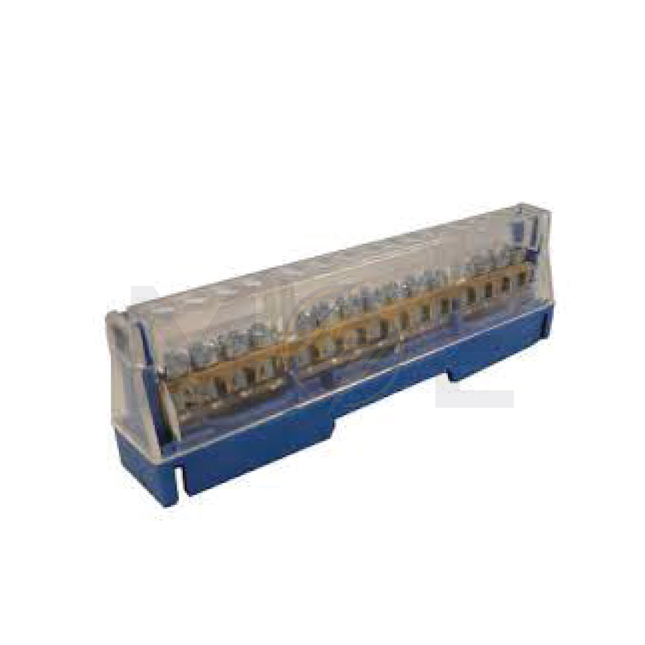 arnocanali multi hole terminal block 15 Holes Blue (Neutre) | 5015N | بارنتر