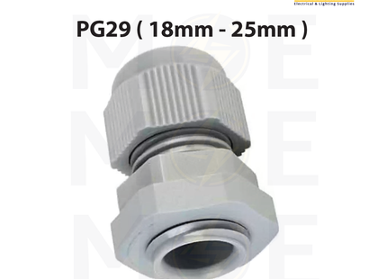 Arnocanali Cable Gland IP68 With Locknet PG29 ( 18mm - 25mm ) | 124P2901BE | برس اتوب للكابل