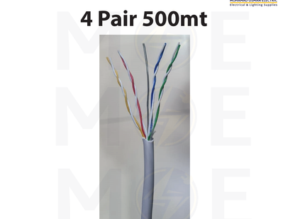 Liban Cables Indoor Telephone Cable 4 Pair 500mt | LIBTEL 4x2x0.5mm | كابل تلفون مبروم