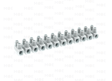 arnocanali Terminal Block / Strip Natural 12 Poles 10mm | B110 | جنكسيون ابيض