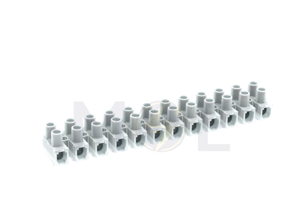 arnocanali Terminal Block / Strip Natural 12 Poles 16mm | B116 | جنكسيون ابيض
