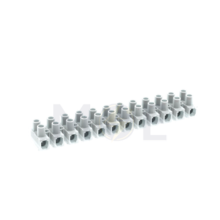 arnocanali Terminal Block / Strip Natural 12 Poles 16mm | B116 | جنكسيون ابيض