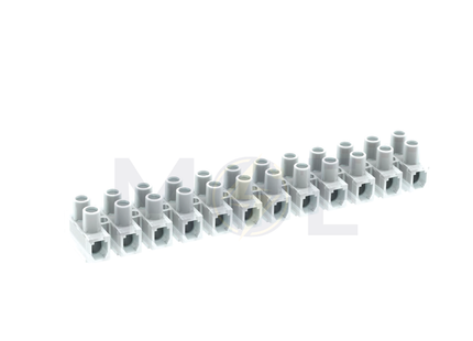 arnocanali Terminal Block / Strip Natural 12 Poles 6mm | B106 | جنكسيون ابيض