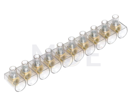 arnocanali Unip. Terminal Block / Strip Transparent 10 Poles 6mm | B60 | جنكسيون شفاف
