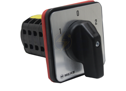 Merz Change Over Switch 1-0-2 4P 40A To 50A 88x88 | MZ 0745060286 | مفتاح سلفرتور