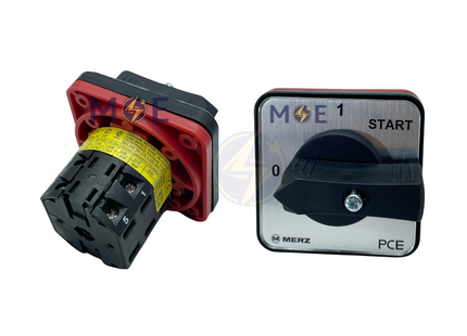 Merz Single Phase Starter Switch With Start. Capac. 64x64 | MZ 0536040130 | مفتاح سلفرتور