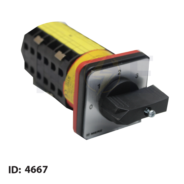 Merz Step Switch With 0 Side Position 0-1-2-3 4P 50A | MZ 19426 | مفتاح سلفرتور