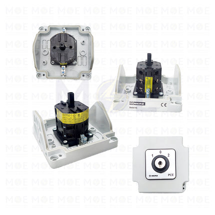 Merz Key Switch On Enclosre With Spring Return On Both Sides/ Key Out In 0 Position 1-0-2 | 0535801349 Z 105/48.I1N0265-KA80 | مفتاح باب جرار ظاهر
