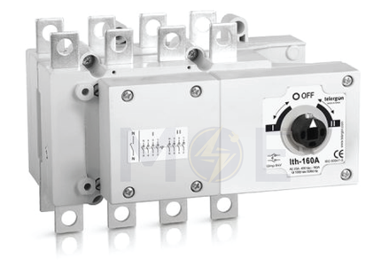 Telergon Change Over Switch 3P+N 160A 1-0-2 Size 0 | S5F01603NS0 | هاوس