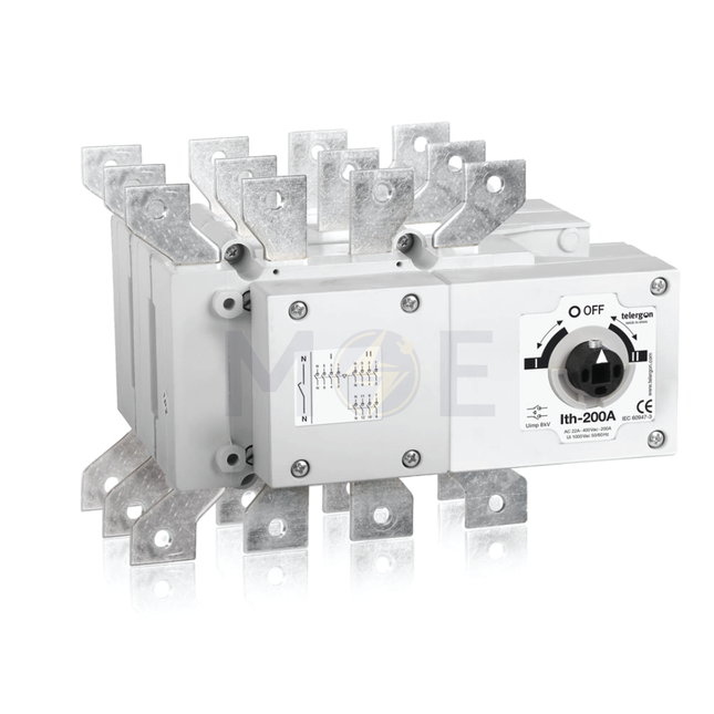 Telergon Change Over Switch 3P+N 200A 1-0-2 Size 0 | S5F02003NS0 | هاوس
