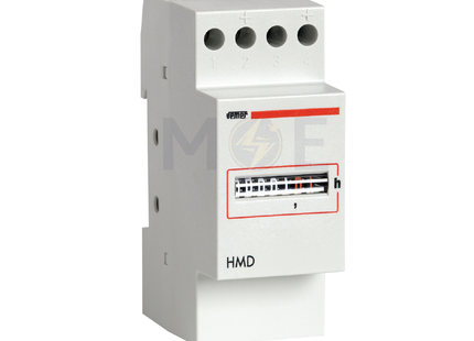 Vemer Modular Hour Meter 230V AC 1/10h 2module | HMD-230-VP749600 | عداد ساعات على سكة