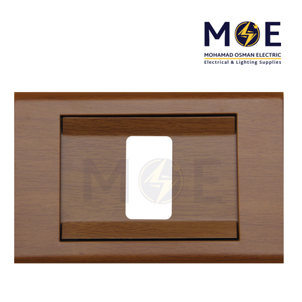 Abbas Margo Cover Plate Wooden Cherry*Wooden Cherry 1module | 2900-02-MRG-ADP