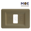 Abbas Nova Cover Plate Beige 1module | 2200-06-NOV-ADP