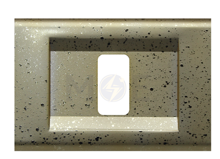 Abbas Nova Cover Plate Gold Stars 1module | 2201-07-NOV | بلاك مفرد نجوم ذهبي
