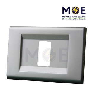 Abbas Nova Cover Plate Stainless 1module | 2201-06-NOV | بلاك مفرد ستانلس