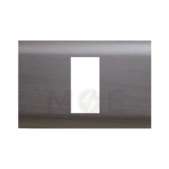 Abbas/ Legrand Sama Cover Plate Dark Wooden Matt 1module | 3300-09-SMA | بلاك مفرد سما خشبي غامق مات