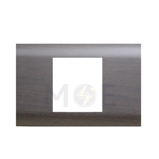 Abbas/ Legrand Sama Cover Plate Dark Wooden Matt 2module | 3300-09-SMA | بلاك مجوز سما خشبي غامق مات