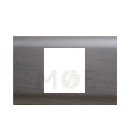 Abbas/ Legrand Sama Cover Plate Dark Wooden Matt 2module | 3300-09-SMA