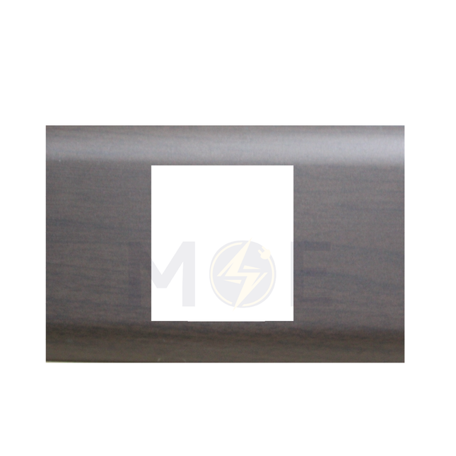 Abbas/ Legrand Sama Cover Plate Dark Wooden Matt 2module | 3300-09-SMA | بلاك مجوز سما خشبي غامق مات