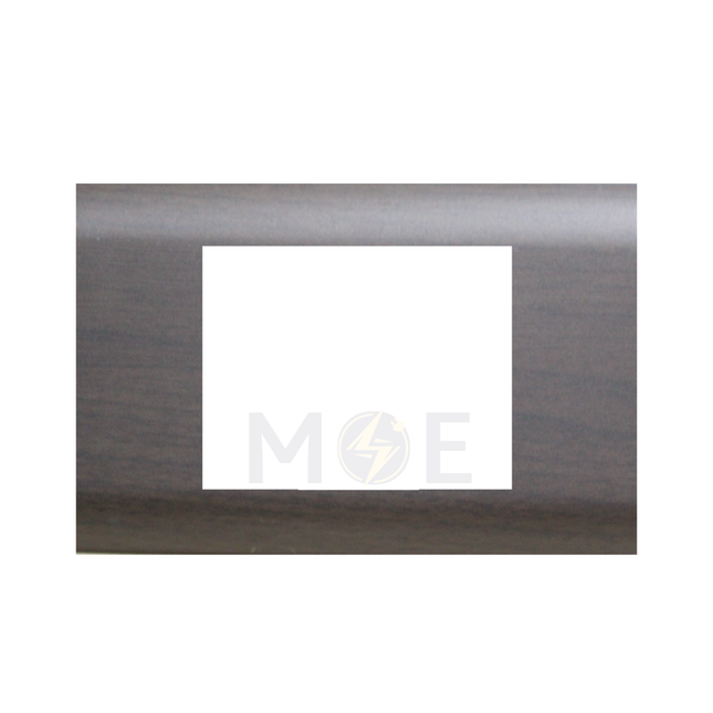 Abbas/ Legrand Sama Cover Plate Dark Wooden Matt 3module | 3300-09-SMA | بلاك مثلث سما خشبي غامق مات