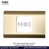 Abbas/ Legrand Sama Cover Plate Gold Matt 2module | 3300-11-SMA