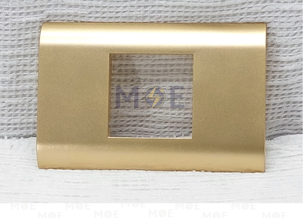 Abbas/ Legrand Sama Cover Plate Gold Matt 2module | 3300-11-SMA | بلاك مجوز سما ذهبي مات