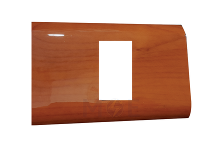 Abbas/ Legrand Sama Cover Plate Cherry Delux Gloss 1module | 3300-07-SMA | بلاك مفرد سما كرزي فاخر لميع