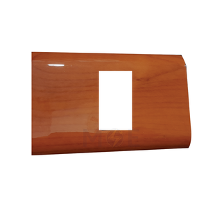 Abbas/ Legrand Sama Cover Plate Cherry Delux Gloss 1module | 3300-07-SMA | بلاك مفرد سما كرزي فاخر لميع