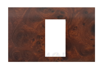 Abbas/ Legrand Sama Cover Plate Light Wooden Matt 1module | 3300-10-SMA | بلاك مفرد سما خشبي فاتح مات