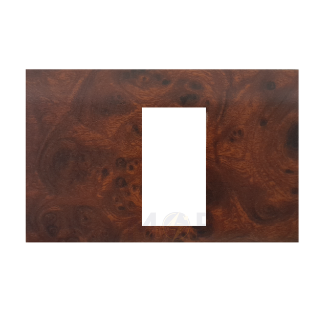 Abbas/ Legrand Sama Cover Plate Light Wooden Matt 1module | 3300-10-SMA | بلاك مفرد سما خشبي فاتح مات