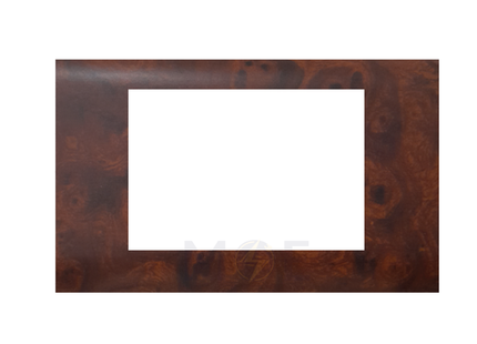 Abbas/ Legrand Sama Cover Plate Light Wooden Matt 2module | 3300-10-SMA | بلاك مجوز سما خشبي فاتح مات