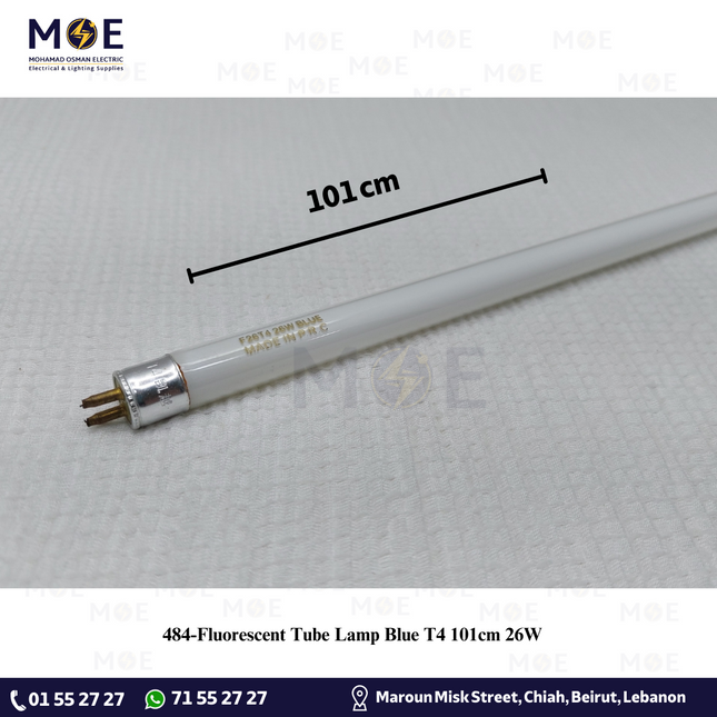 Fluorescent Tube Lamp Blue T4 101cm 26W