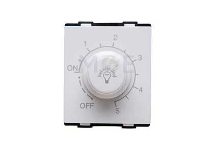 Sanshe Dimmer white 2module 1000W | KH1222- 001315 | ديمر ضو ابيض دايلايت