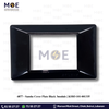 Sanshe Cover Plate Black 3module | KH83-101-001335