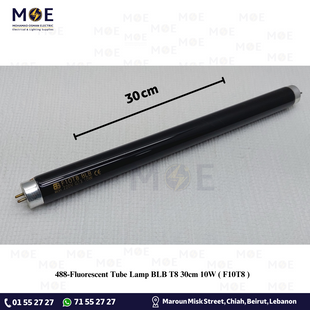 Fluorescent Tube Lamp BLB T8 30cm 10W | F10T8 | لمبة فلورسنت تيوب للعملة