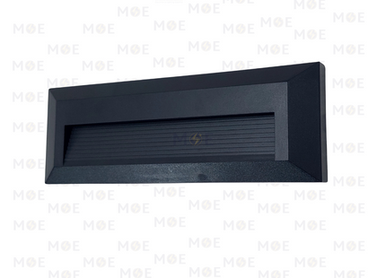 Pigozzo Garden/Stairs Light Led Wall Lamp/Applique Black 3000K 2W | LBD1432 | ابليك درج ليد ظاهر اسود