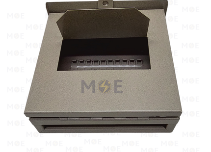 Electra Panel Board SM Heinemann Rail 200x200x65mm 1Rx10module 10mod. | تابلو حديد اشتراك سكة هنمن