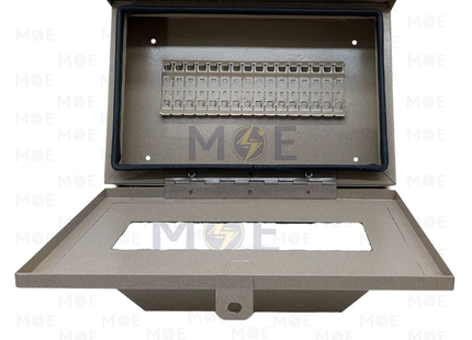 Electra Panel Board SM Heinemann Rail 200x300x65mm 1Rx16module 16mod. | تابلو حديد اشتراك سكة هنمن