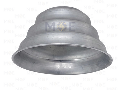 Electra Aluminum Light Shade / Reflector (Hole 28mm, D:14.5cmxH:7.9cm) 3Ring | ACRC145 | طاسة/اباجور المنيوم