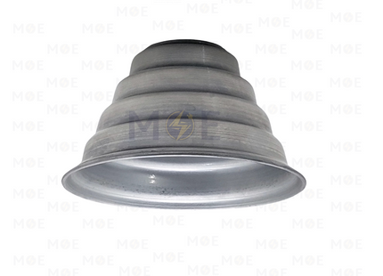 Electra Aluminum Light Shade / Reflector (Hole 28mm, D:16.5cmxH9.7cm) 4Ring | ACRC165 | طاسة/اباجور المنيوم