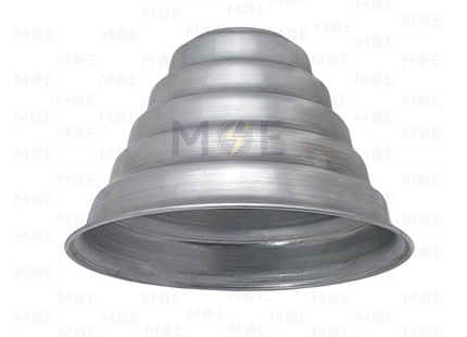 Electra Aluminum Light Shade / Reflector (Hole 28mm, D:18.5cmxH11.9cm) 5Ring | ACRC185 | طاسة/اباجور المنيوم