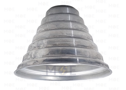Electra Aluminum Light Shade / Reflector (Hole 38mm, D:21.5cmxH14.2cm) 6Ring | ACRC215 | طاسة/اباجور المنيوم