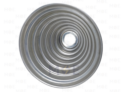 Electra Aluminum Light Shade / Reflector (Hole 38mm, D:21.5cmxH14.2cm) 6Ring | ACRC215 | طاسة/اباجور المنيوم