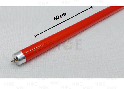 Fluorescent Tube Lamp Red T8 60cm 20W | لمبة فلورسنت تيوب احمر مطلي
