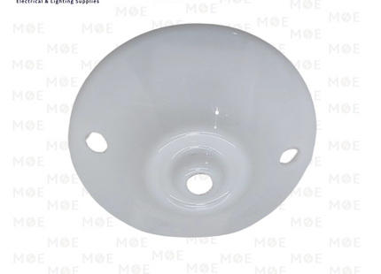 Equiplast Conical Plastic Ceiling Light Cap Cover Big White | 000066 | روزاز بلاستيك ابيض كبير