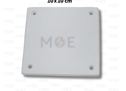 EquiPlast Square Cover / Lid for FLUSH Mounting Box 10x10cm | B-10x10cm | غطاء علبة مخفية
