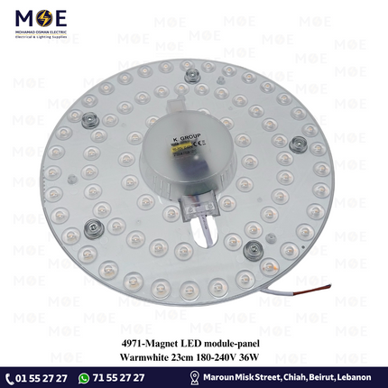 Magnet Ceiling LED Module/Panel Warmwhite 23cm 180-240V 36W