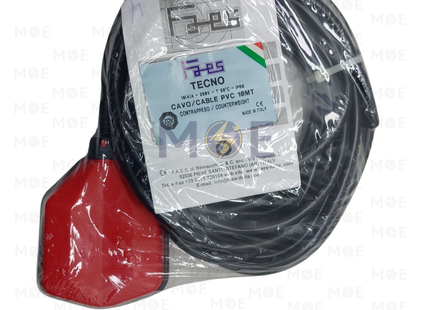 FAES Tecno Float Switch Sensor Water Level RED-BLACK IP68 10mt | FS-5003 | فواشة طابة اوتوماتيك